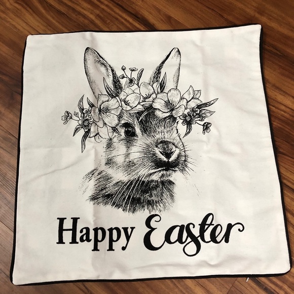 Buffalo Check Easter Blessings Pillow Cover - Picture 2 of 6
